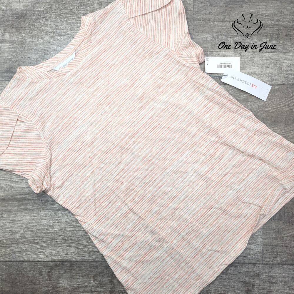 Liz Claiborne Short Sleeve Tee Shirt Size M